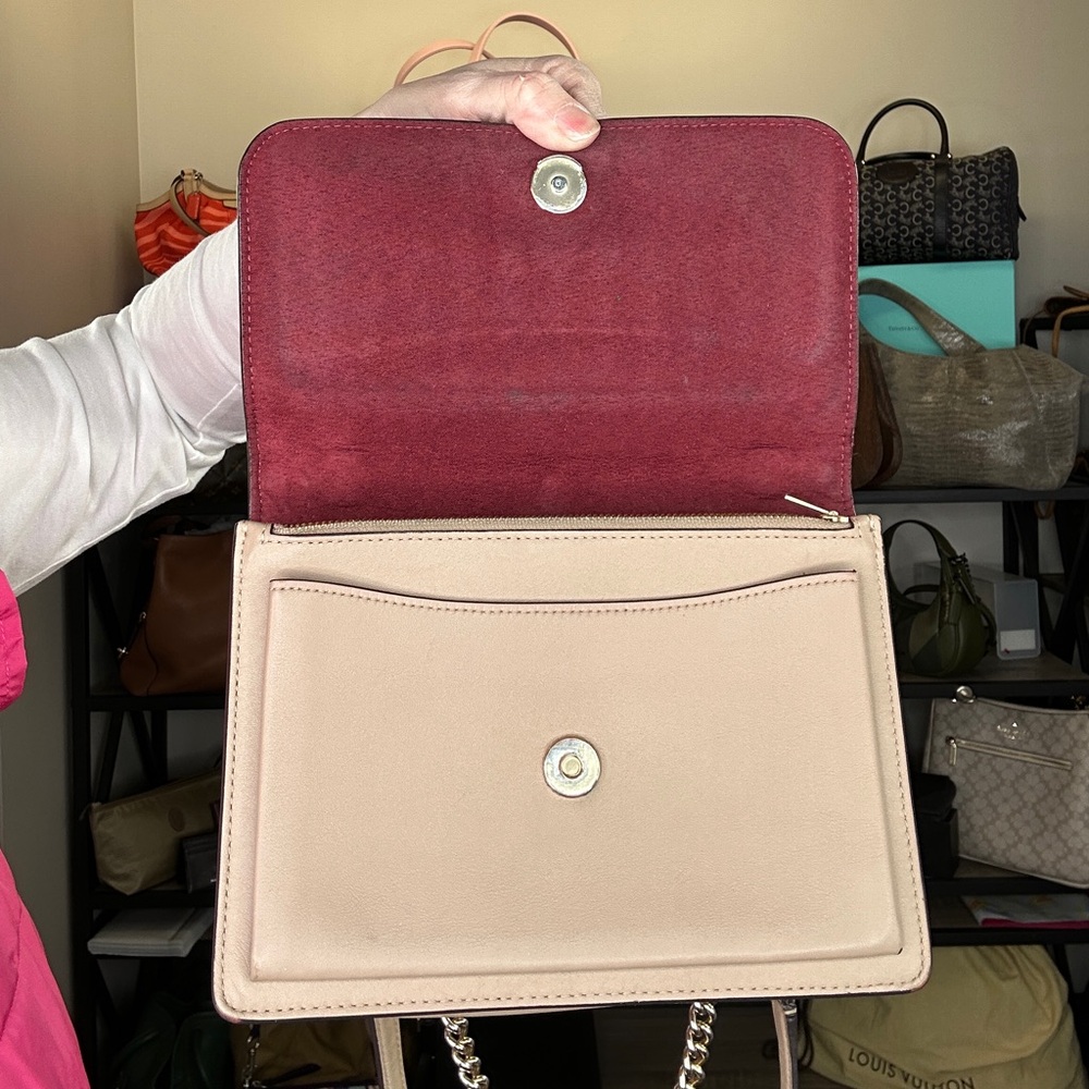 Coach Madison Quilted Chain Shoulder Bag Blush Pink Leather 2020 - Picture 6 of 11